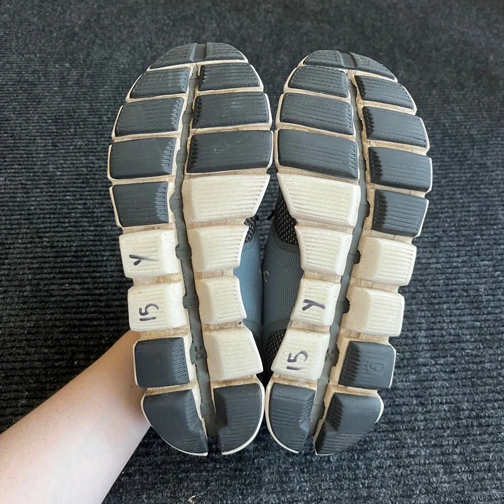 On Cloud Running Shoes Womens 9 Storm Blue Gray Good Speed Laces CloudTec Sole